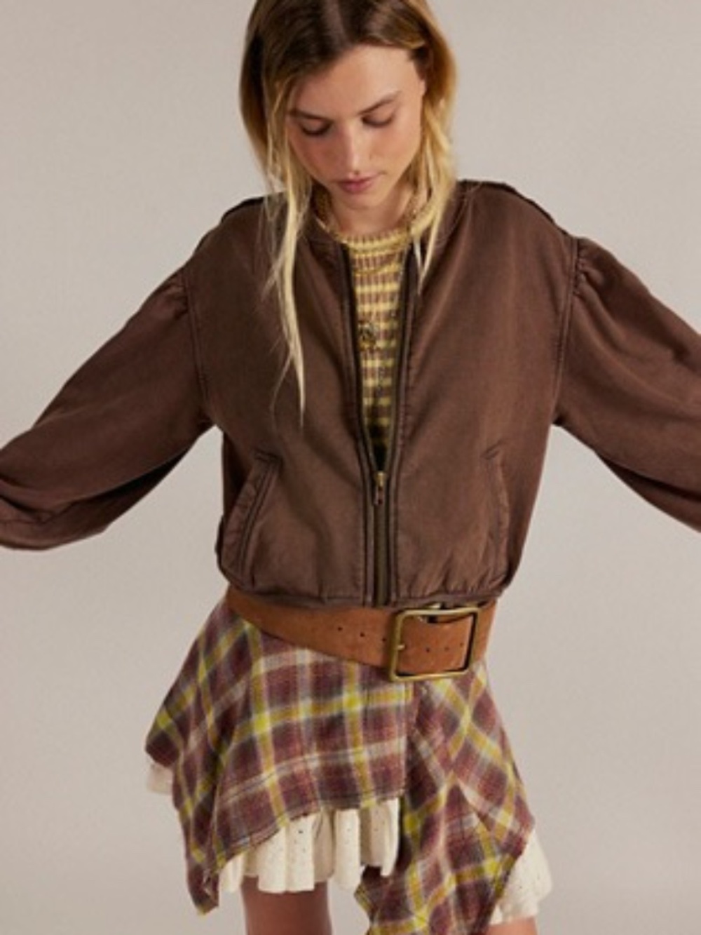 NWOT Free People Okayyy Sweatshirt Jacket S